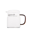 Crescent Justice Cup Grough Té de vidrio resistente al calor Un colador de té engrosado
