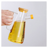 Olla de aceite de vidrio de borosilicato de envasado de aceite comestible de 900 ml
