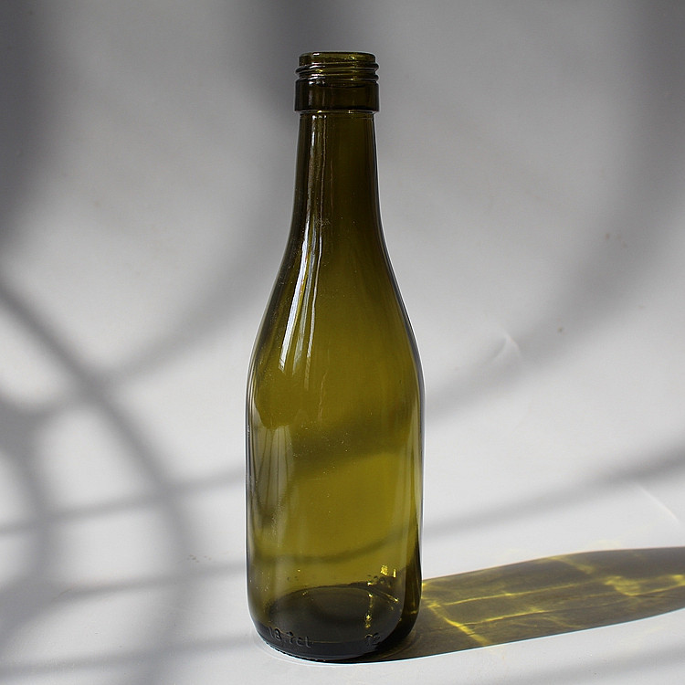 Botellas de vino de Borgoña de vidrio vacías de 187 ml Envasado de bebidas