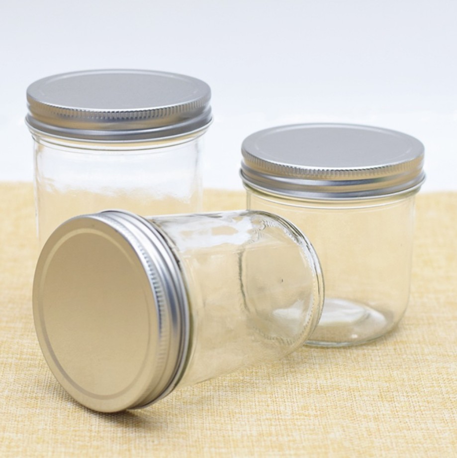 Kdg cristalería vidrio simple caviar tarros comida vidrio jarra