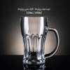 Nuevo estilo de cristal 420ml 500ml vasos de cerveza de cristal al por mayor
