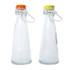 Botellas de bebida de jugo de leche de vidrio con tapones sellados 500ml 1000ml