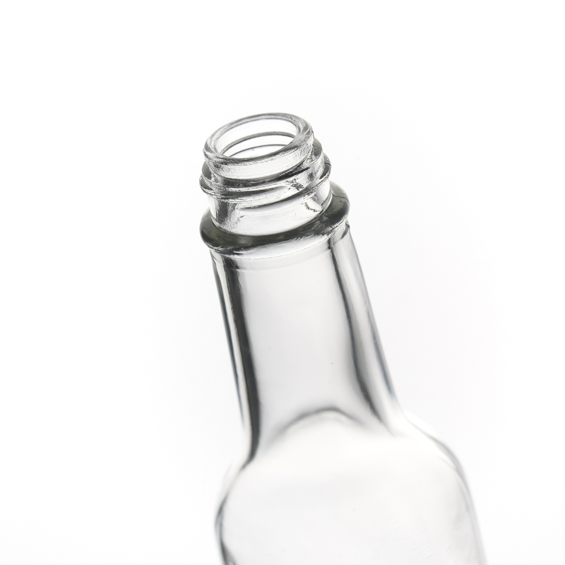 Botellas de aceite de vidrio pequeñas de 150 ml para uso de cocina de aceite de cocina de salsa