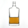 Flint Crystal Empty 500ml Botellas de licor de vidrio Forma cuadrada